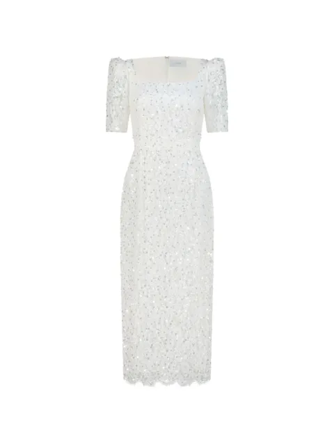 Adamaris sequin-embroidered lace dress