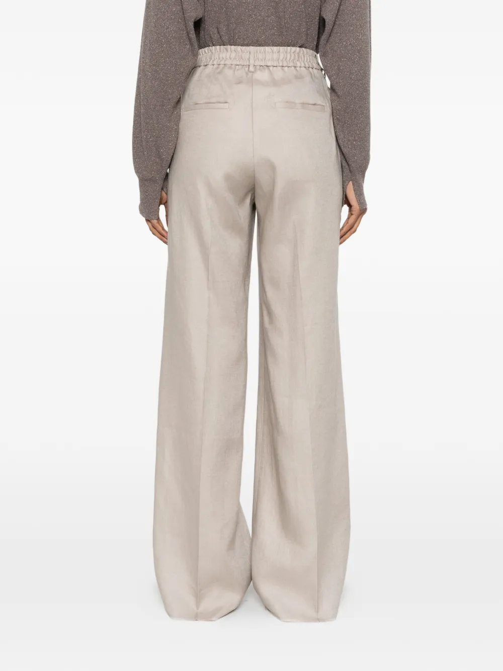 Tagliatore Broek met trekkoord Beige