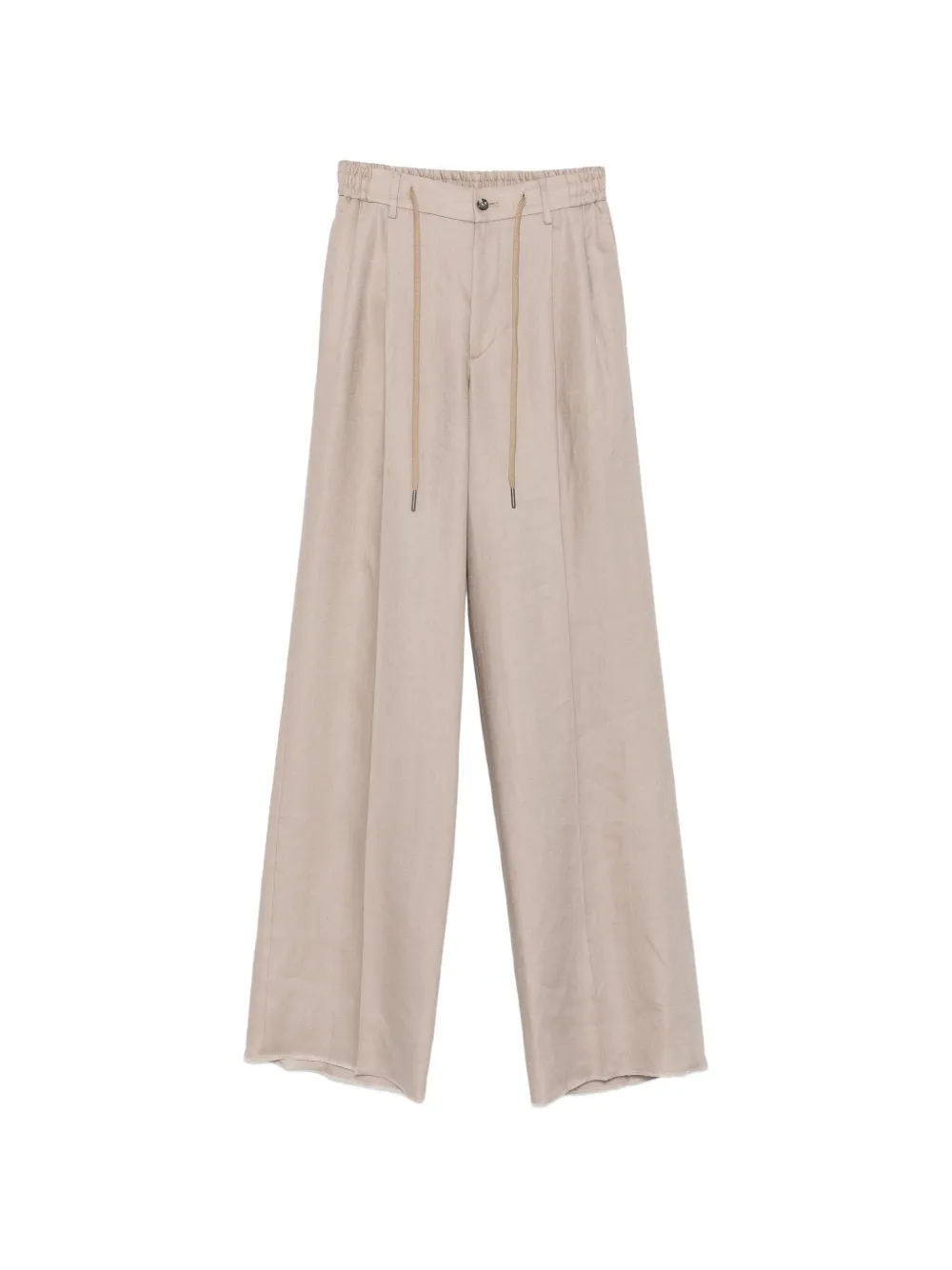 Tagliatore pleated drawstring trousers - Toni neutri