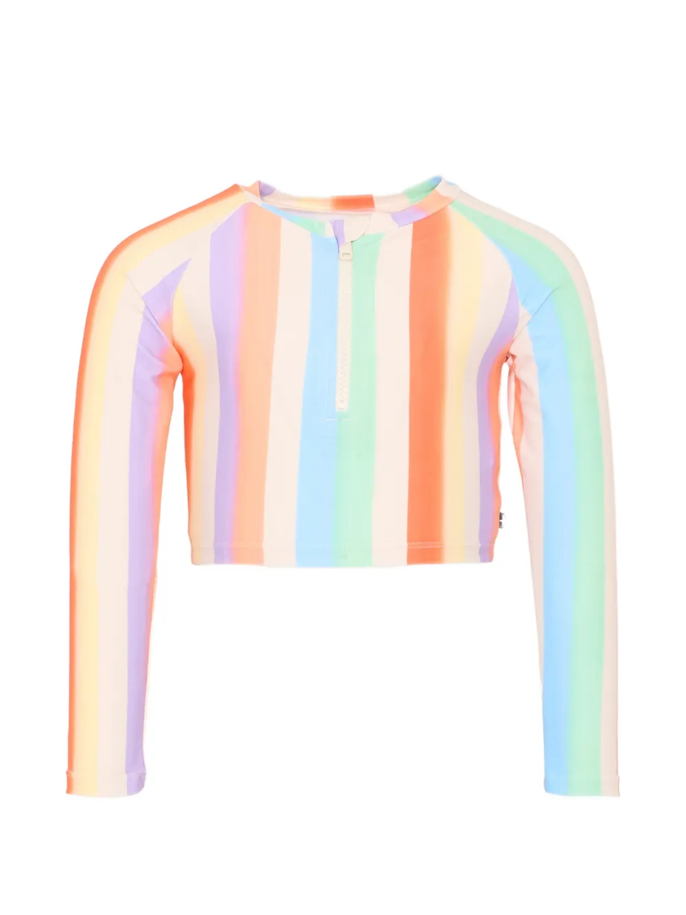 Molo striped zip-up sun protection - Toni neutri