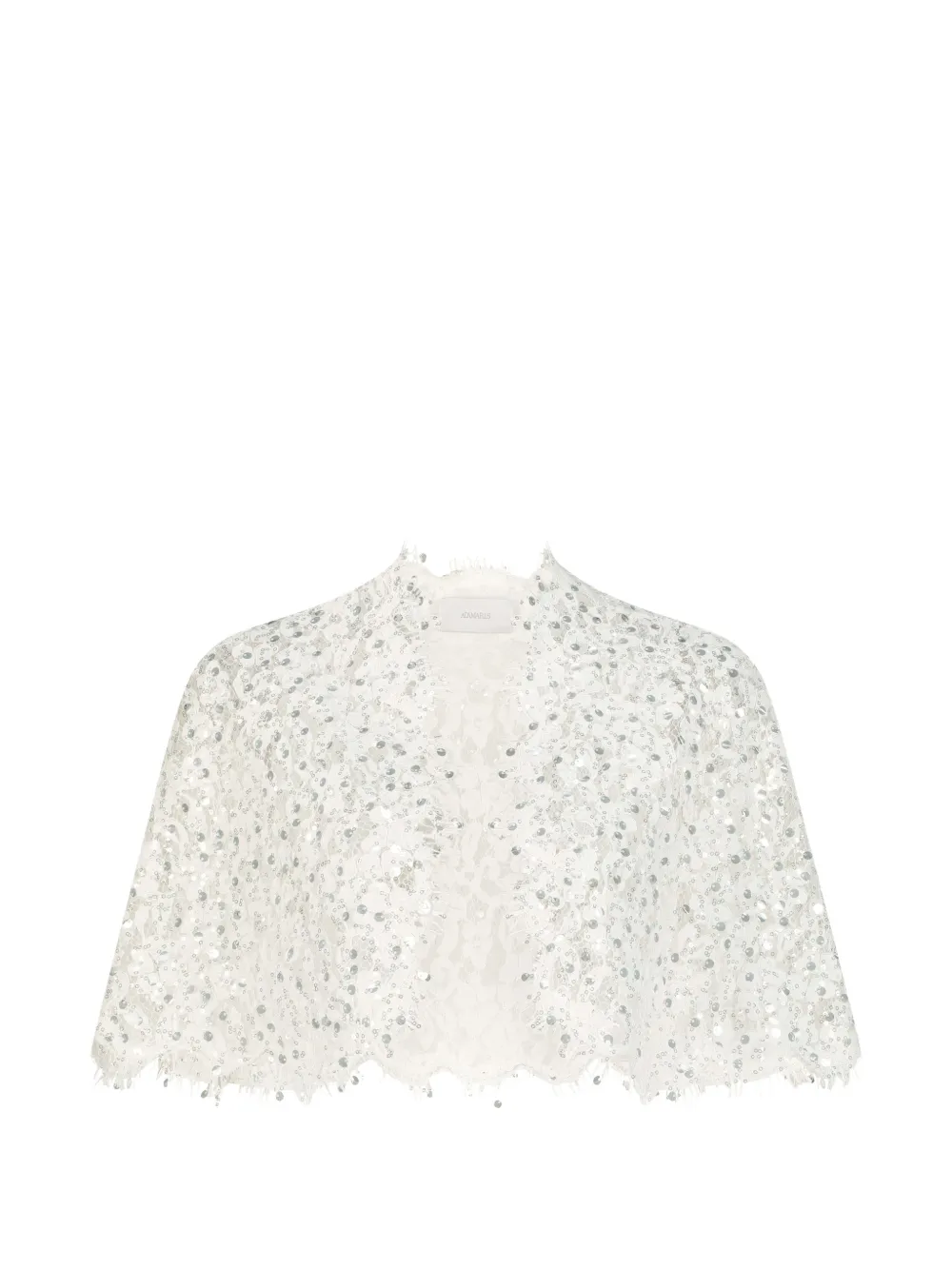 Adamaris sequin-embroidered lace jacket