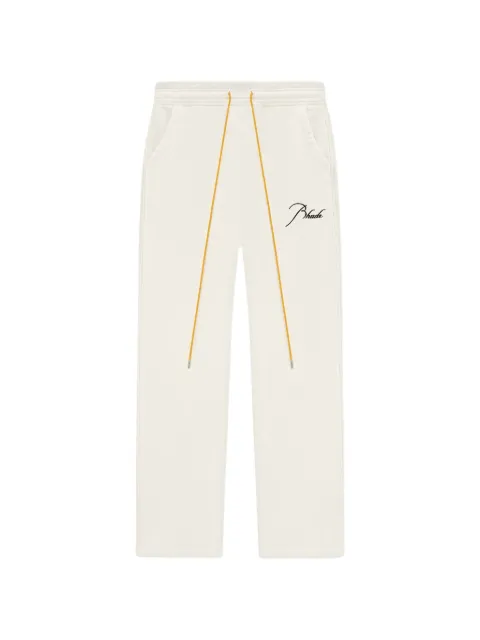 RHUDE 로고 프린트 트랙팬츠