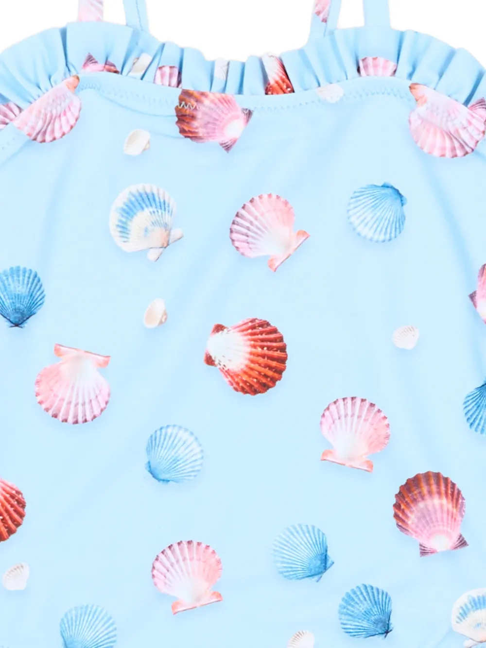 Molo Badpak met schelpenprint Blauw