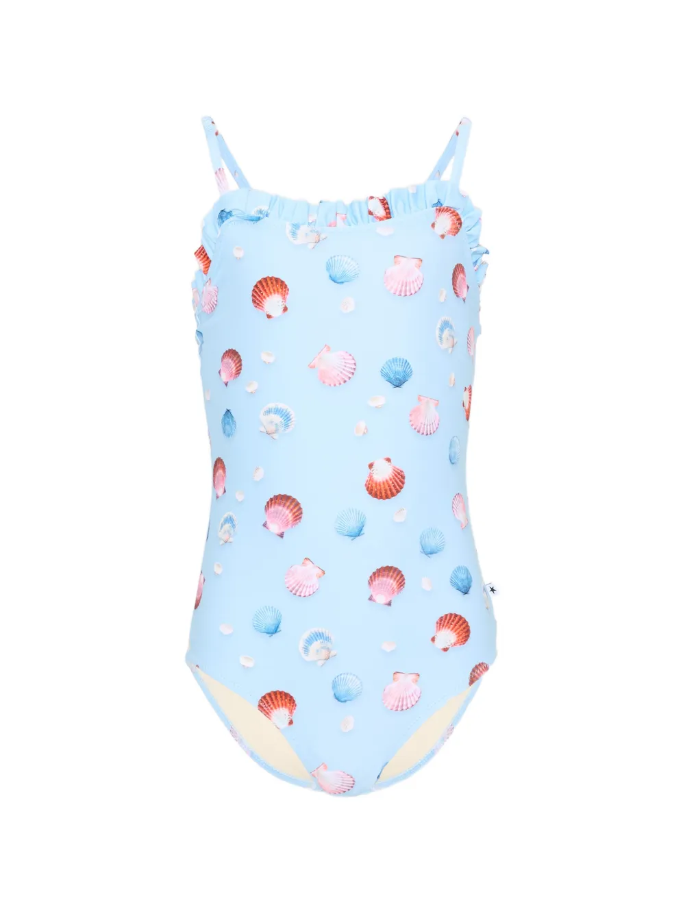 Molo seashell-print swimsuit - Blu