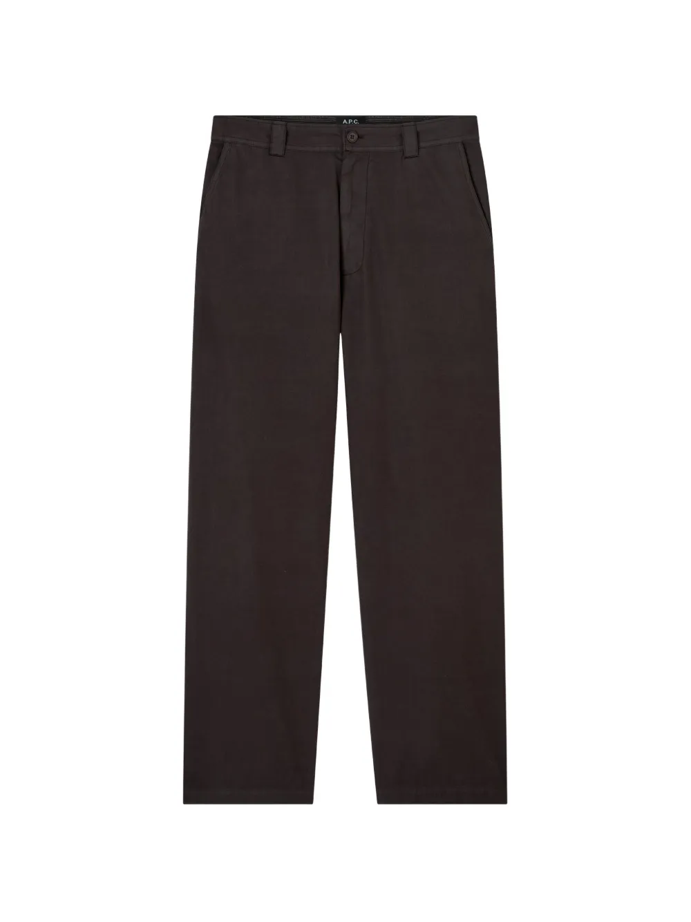 A.P.C. cotton trousers - Marrone