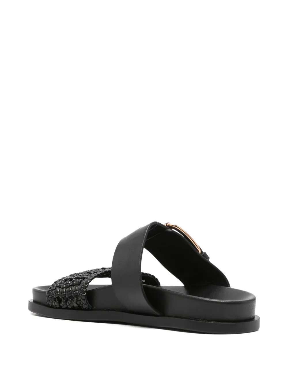 AGL Cristina Crochet buckle-fastening sandals Zwart