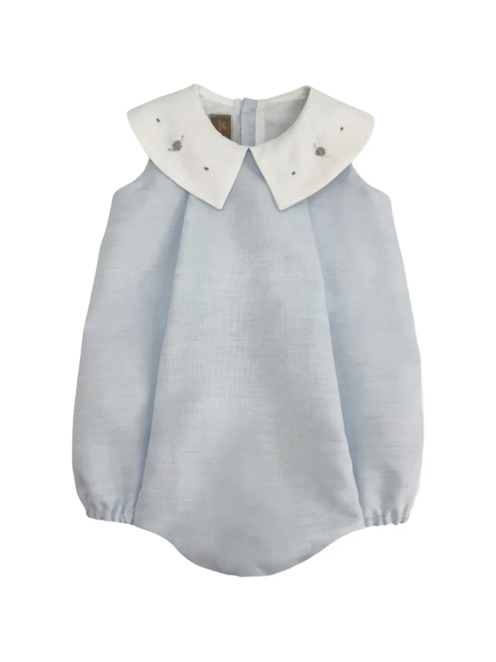 La Stupenderia wide-collar romper - Blu