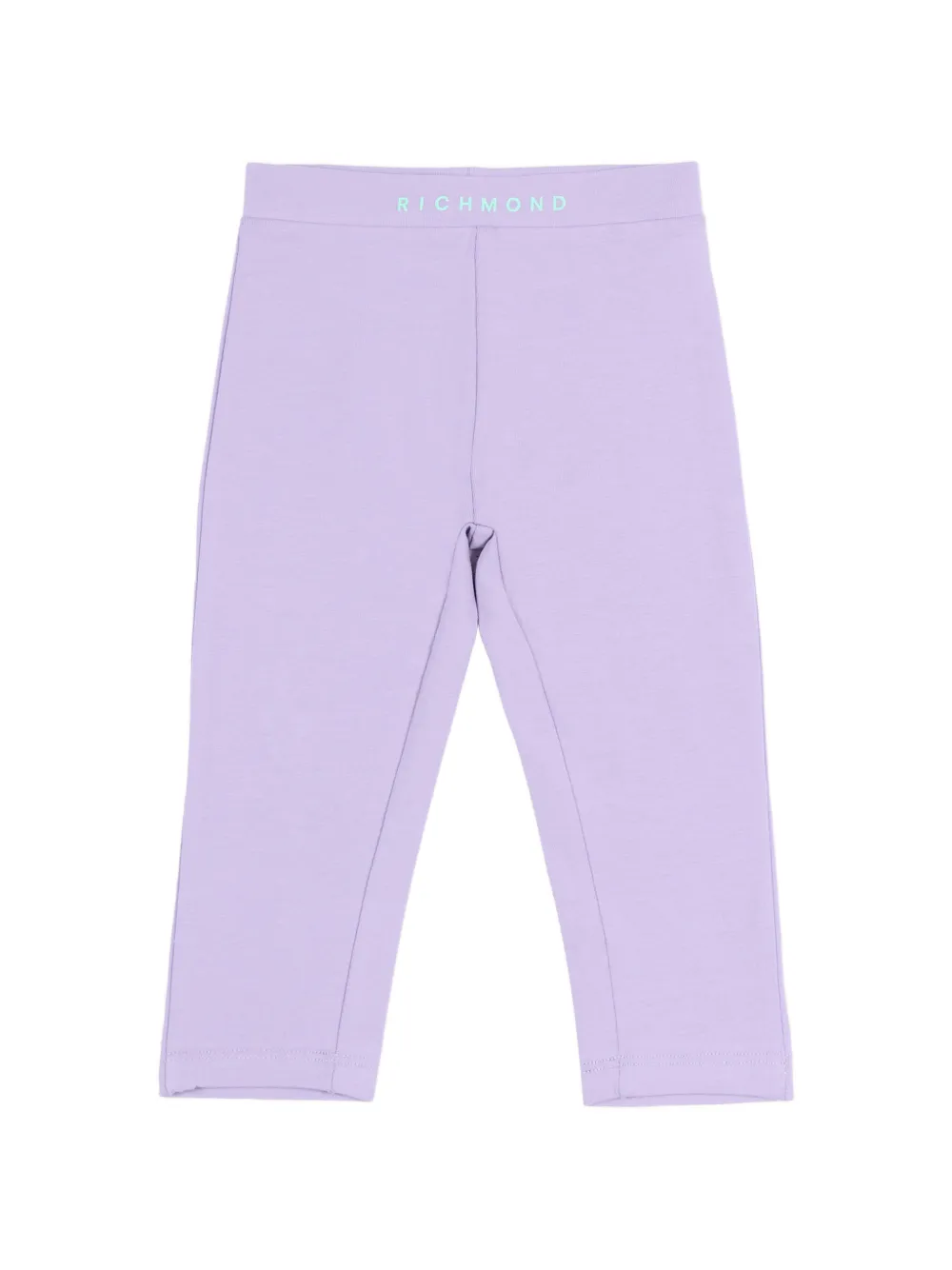 John Richmond Junior logo-print leggings - Viola