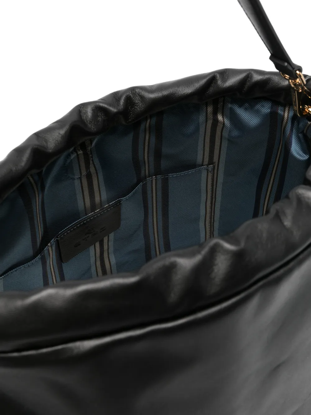 ETRO Grote Kalispera leren tas met kwastjes Zwart