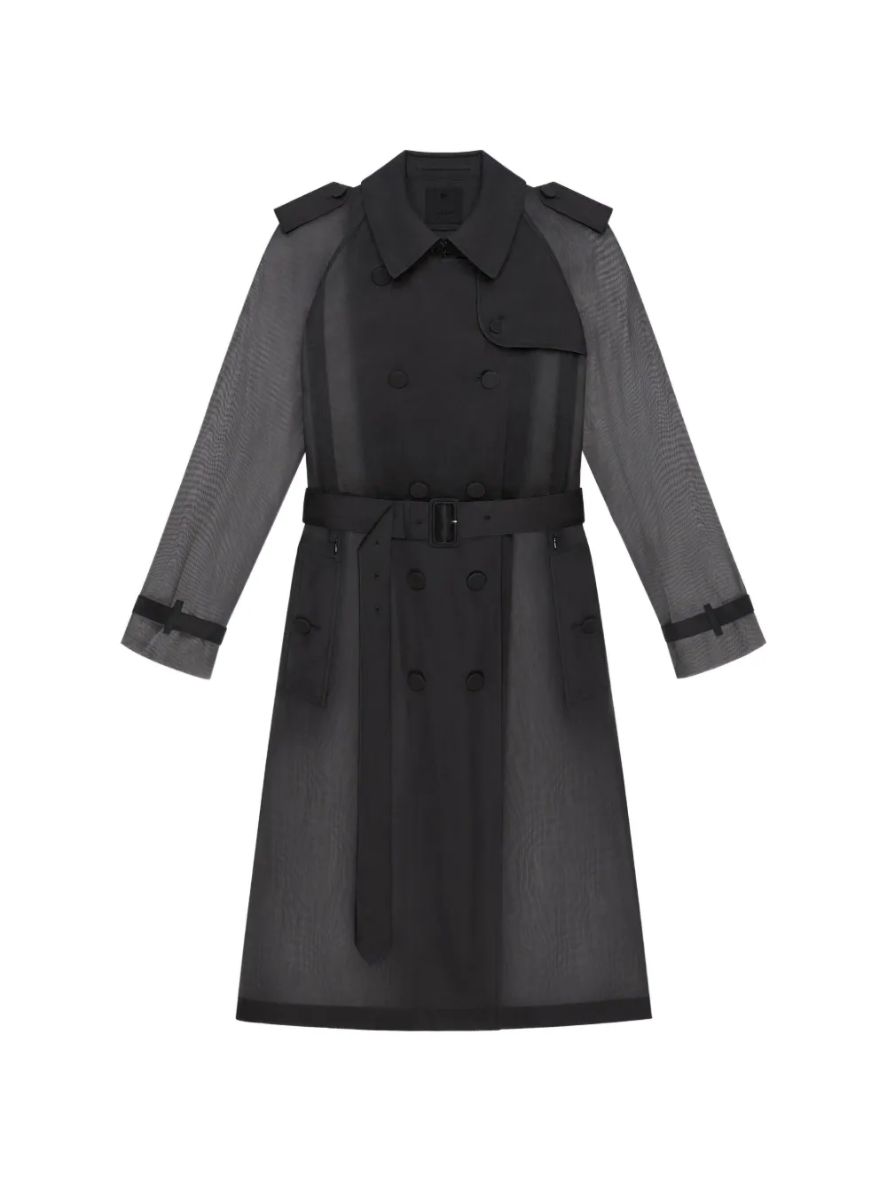 Givenchy double-breasted coat - Schwarz