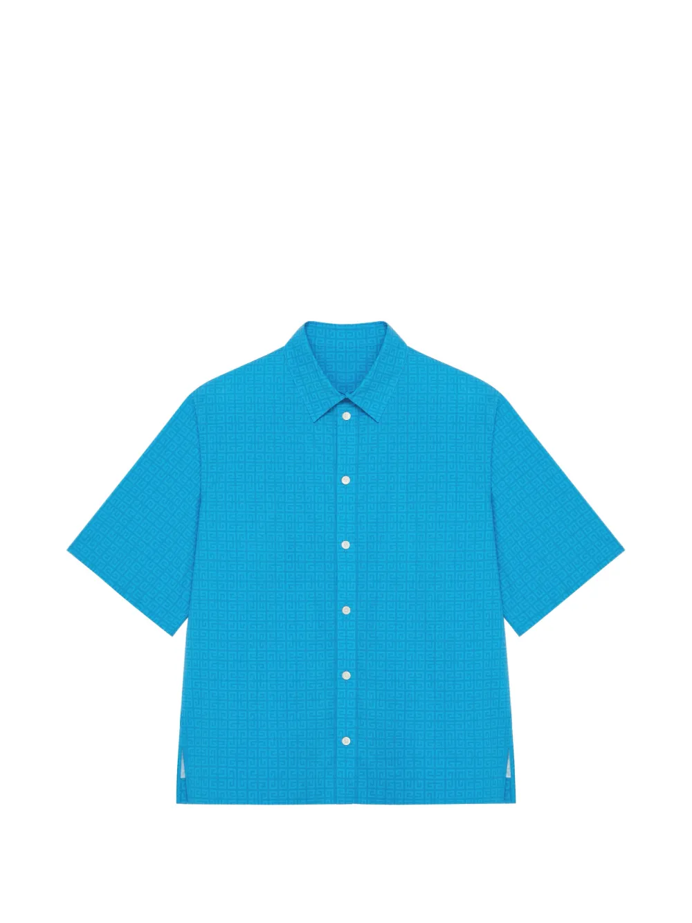 Givenchy 4G Jacquard Beach boxy-fit shirt - Blu