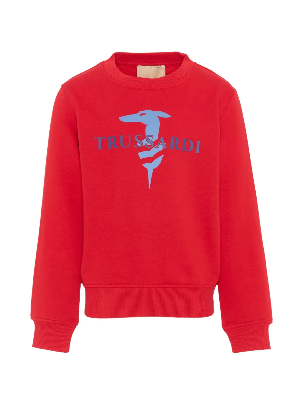 TRUSSARDI JUNIOR logo-print sweatshirt - Rosso
