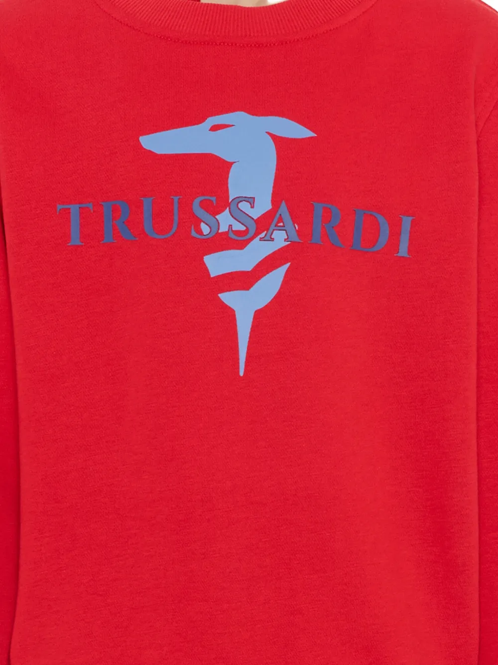 TRUSSARDI JUNIOR Sweater met logoprint Rood