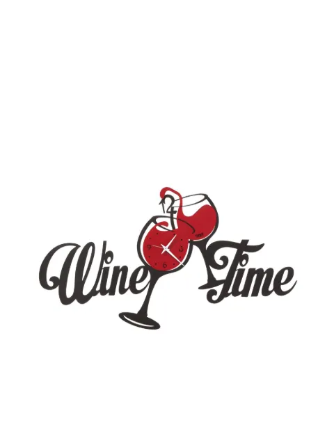 Arti & Mestieri wine time wall clock