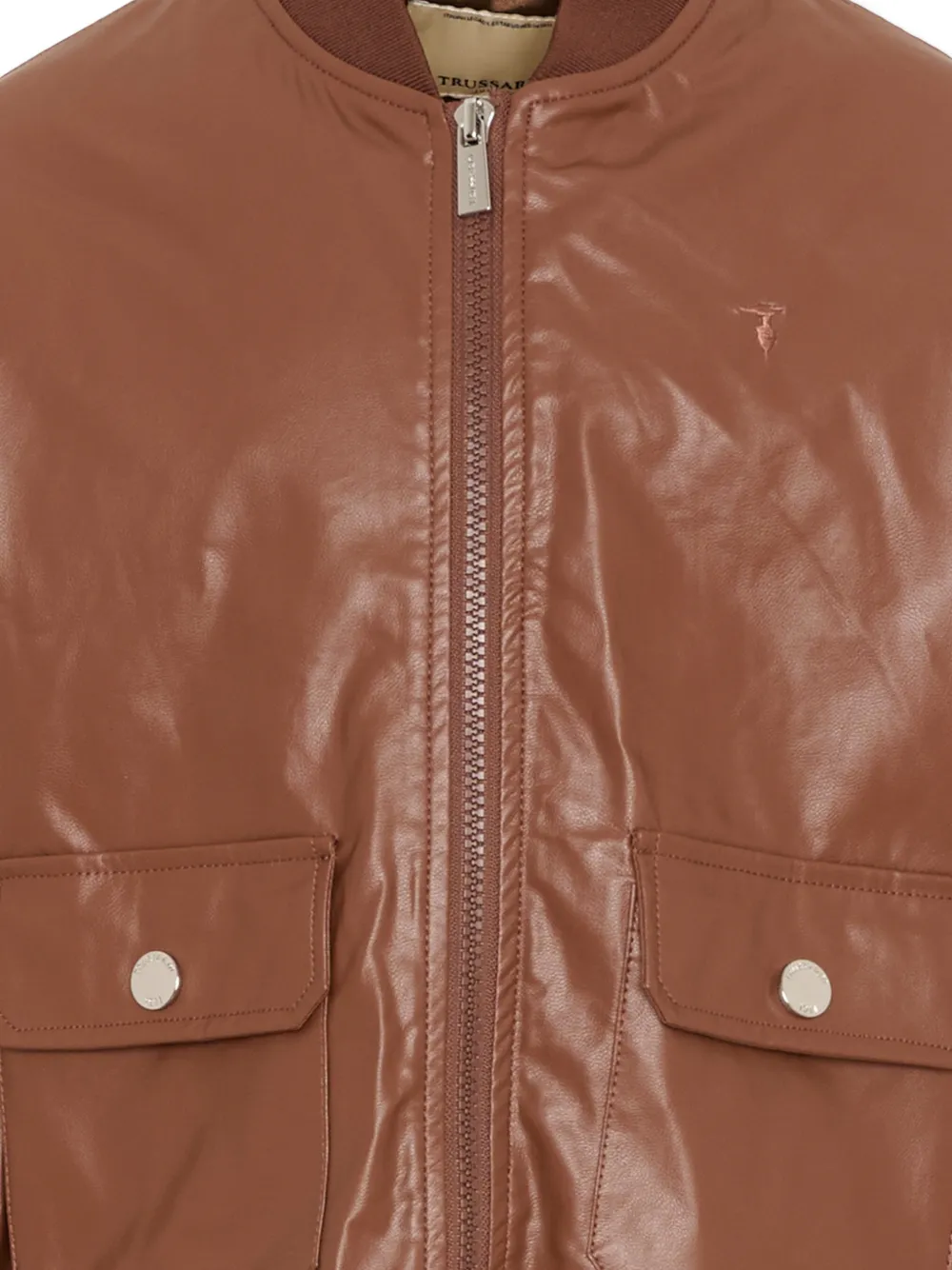 TRUSSARDI JUNIOR Bomberjack met rits Bruin