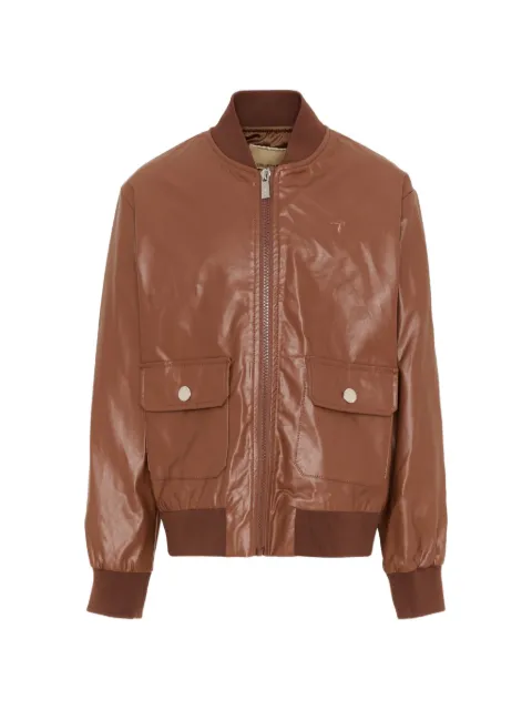TRUSSARDI JUNIOR zip-up bomber jacket