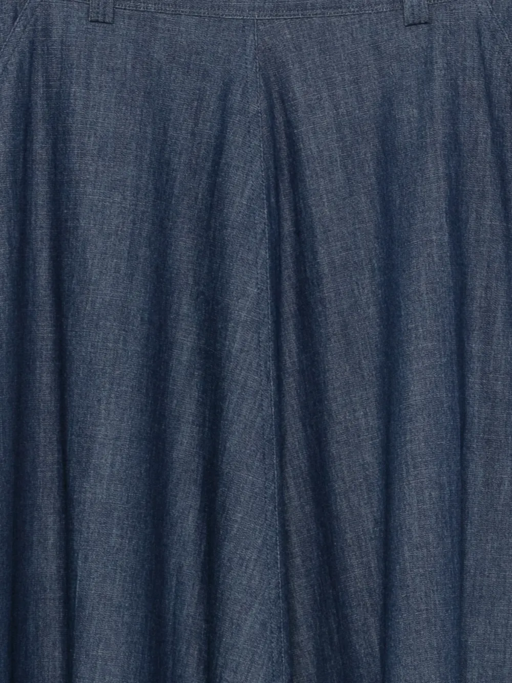  Incotex Falda Midi Acampanada - Azul 