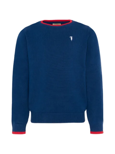 TRUSSARDI JUNIOR embroidered-logo sweater