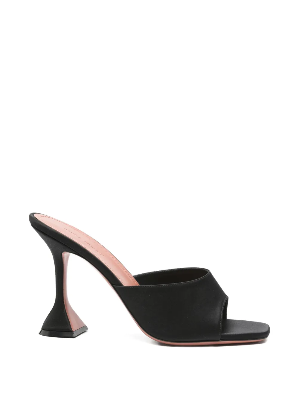 Amina Muaddi Lupita black sandals - Schwarz