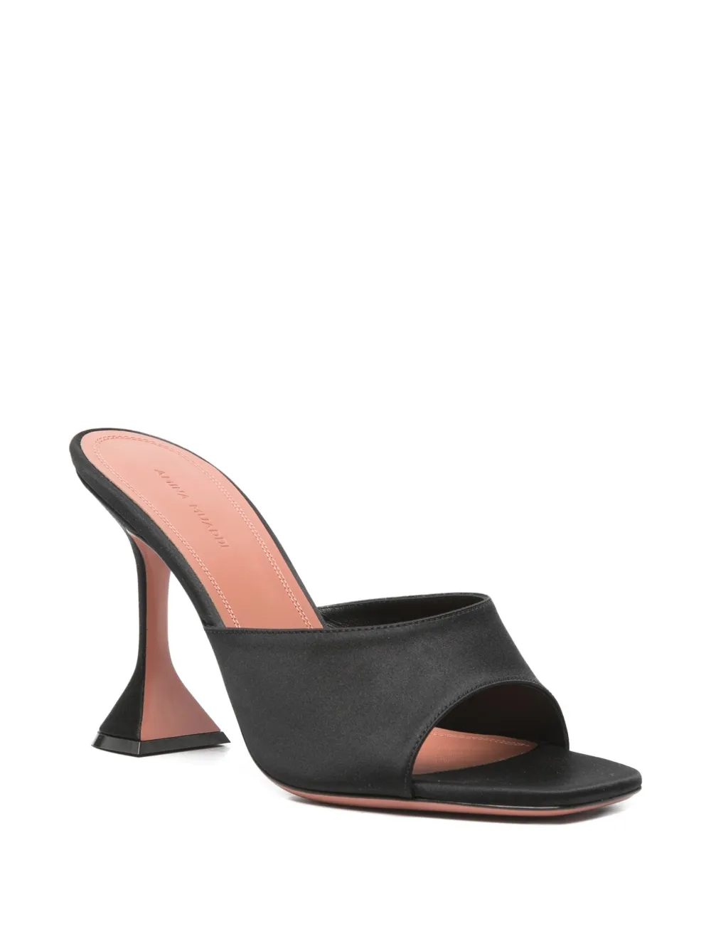 Amina Muaddi Lupita black sandals Zwart