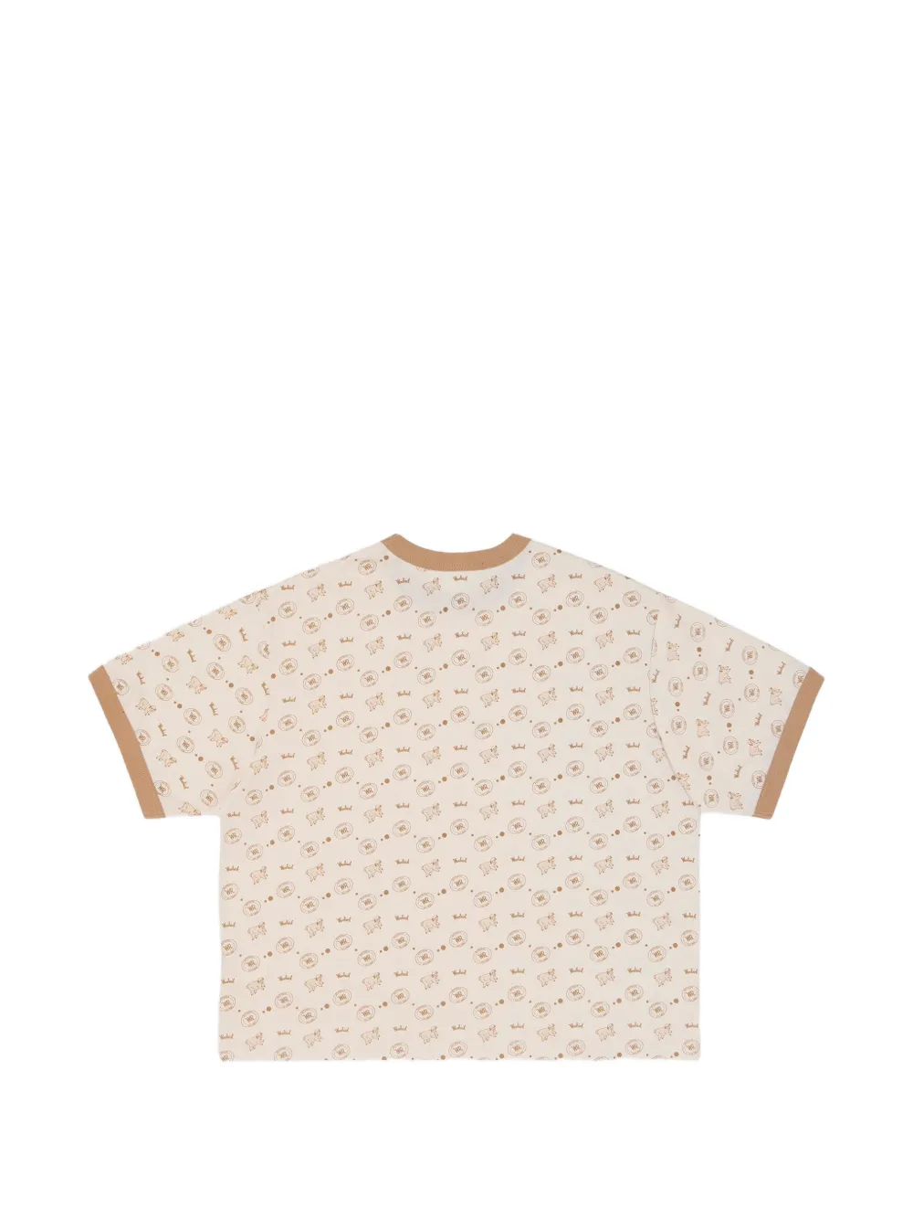 Woolrich T-shirt met logoprint Beige