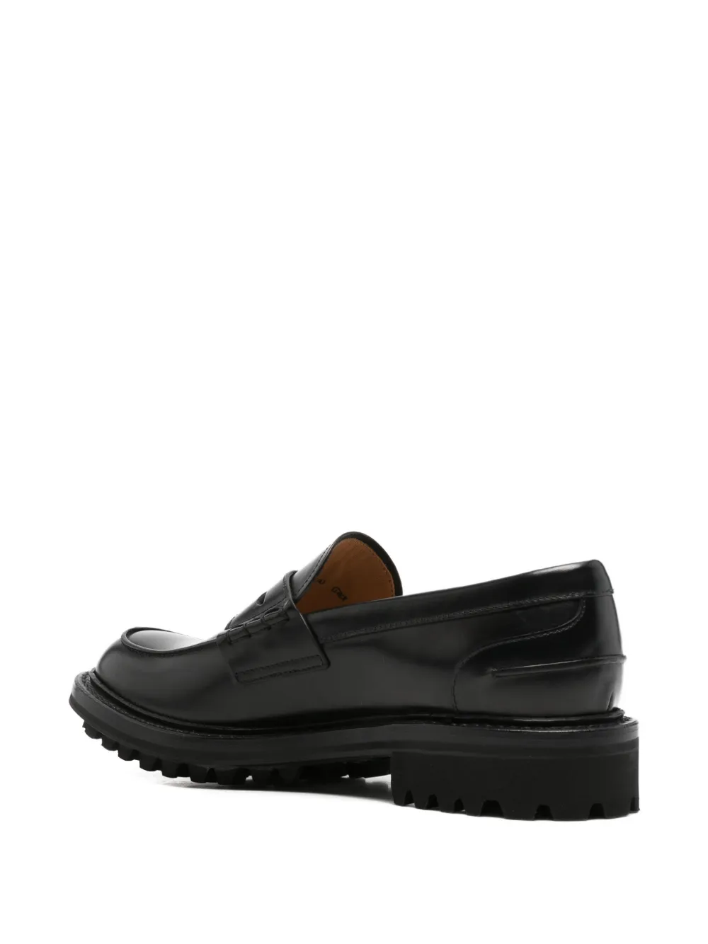 Church's chunky-sole penny loafers Zwart