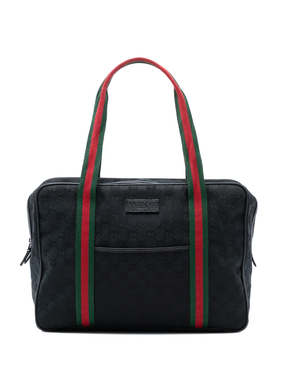 Gucci Pre-Owned 2016-2025 GG Canvas Web business bag - Nero
