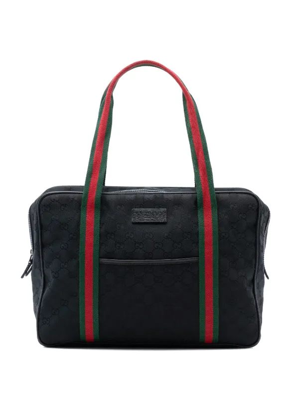 Gucci Pre-Owned 2016-2025 GGキャンバス ウェブ ビジネスバッグ