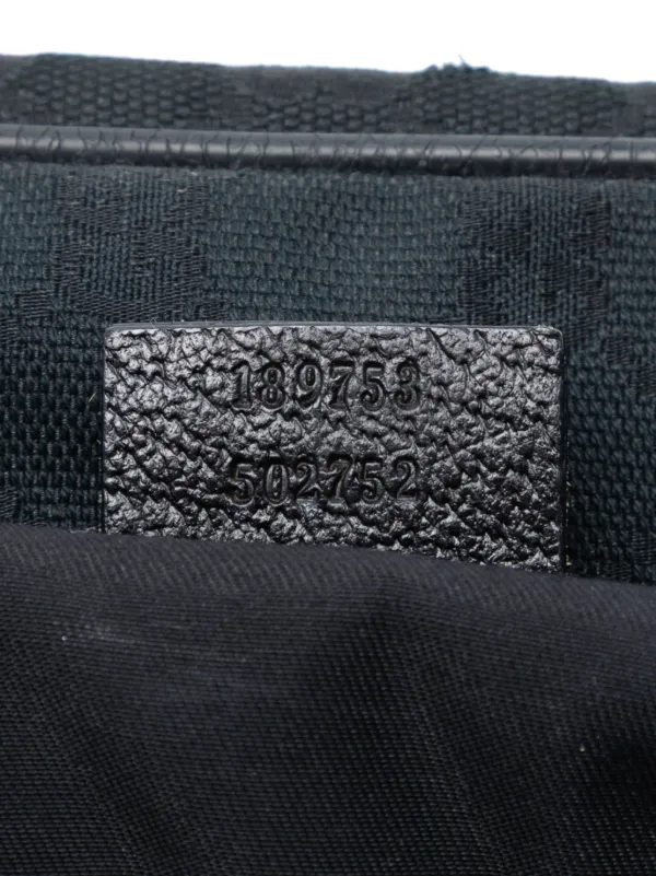 Gucci Pre-Owned 2016-2025 GGキャンバス ウェブ ビジネスバッグ