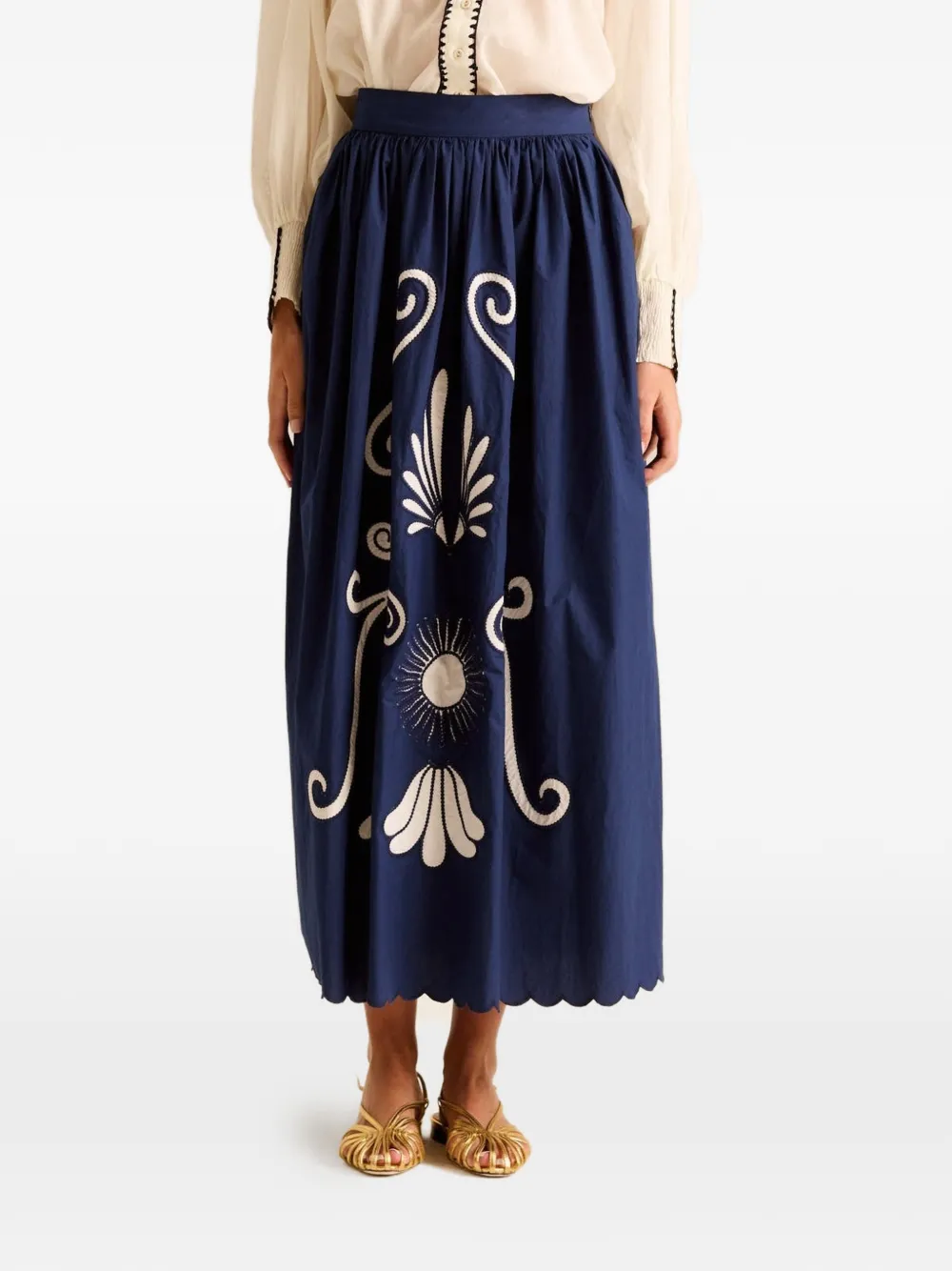 Carolina K Larissa maxi skirt - Blu