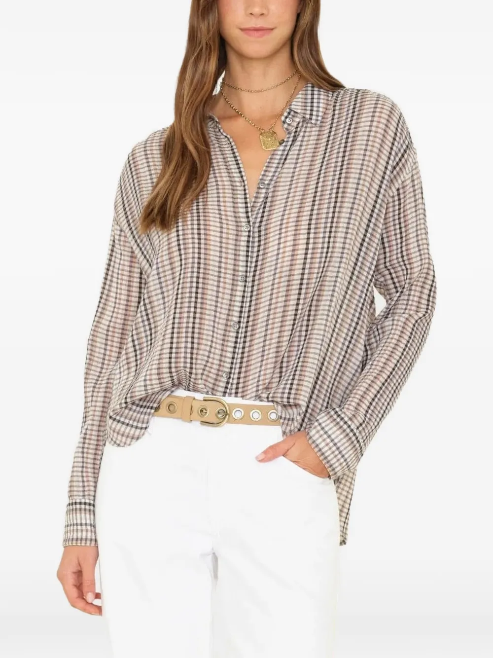 Xirena Jace shirt - Nude