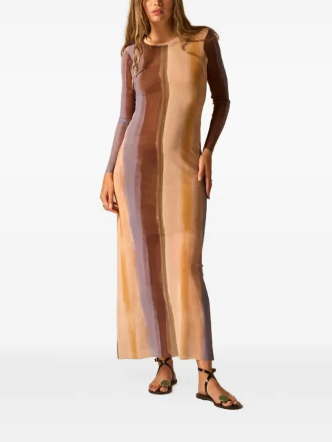 JBQ vestido largo Petra con estampado abstracto