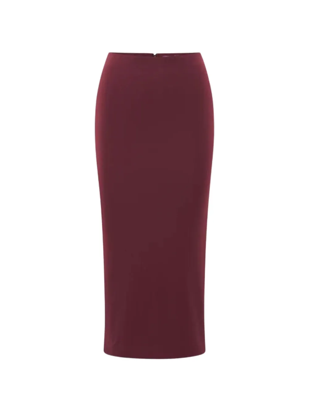 ARTEMIS DICIERO high waist split skirt - Rot