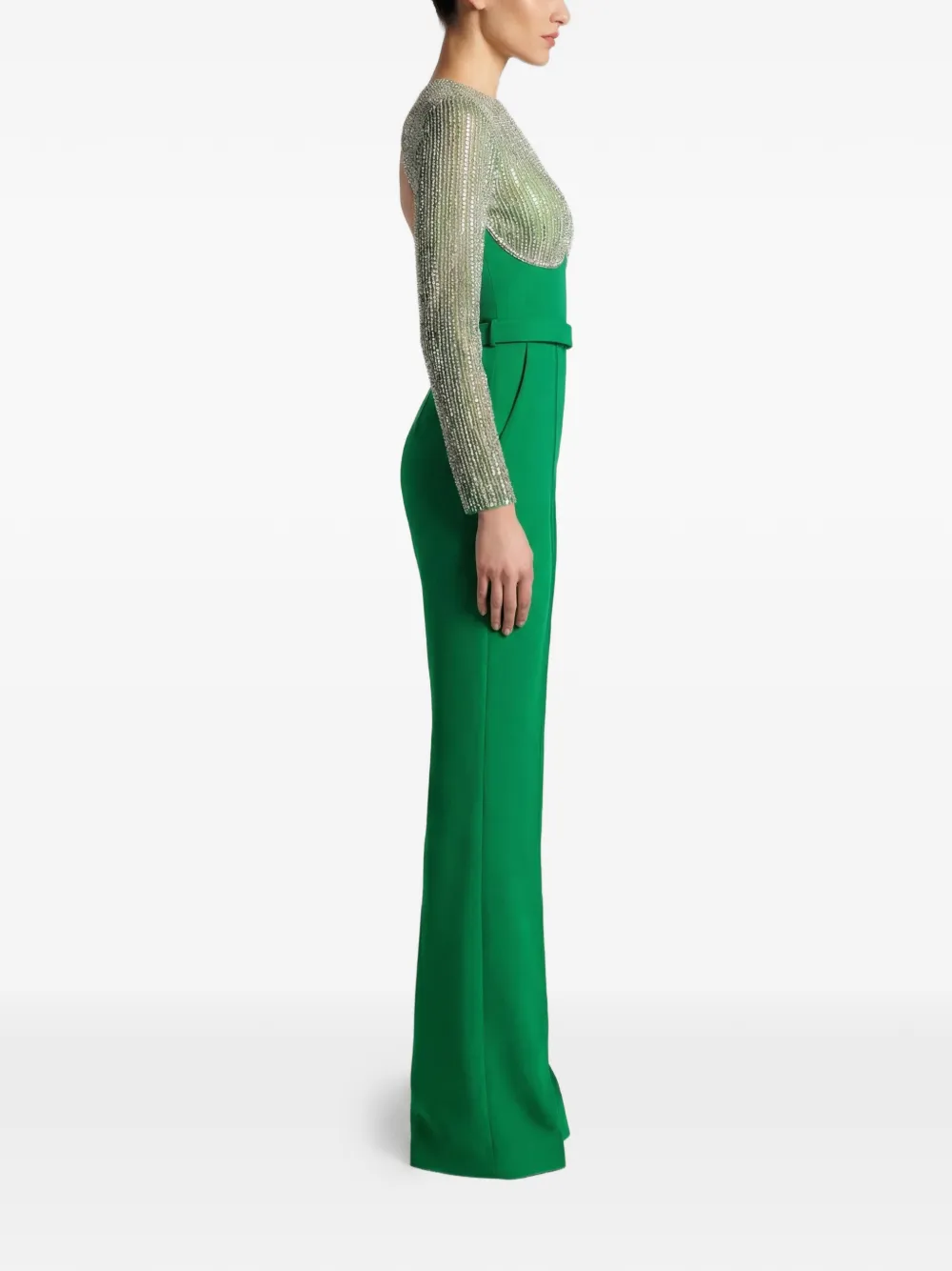 Gattinolli by Marwan Jumpsuit met borduurwerk Groen