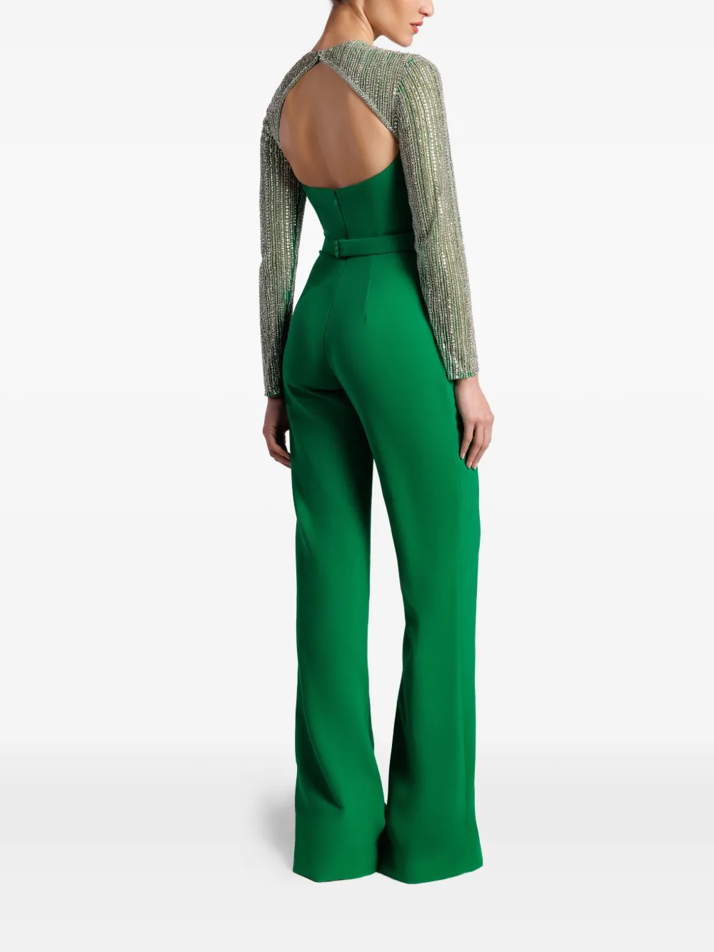 Gattinolli by Marwan Jumpsuit met borduurwerk Groen