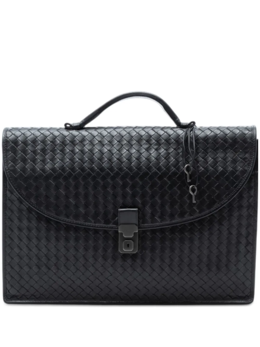 Bottega Veneta Pre-Owned 2011 Nappa Intrecciato Briefcase business bag – Black