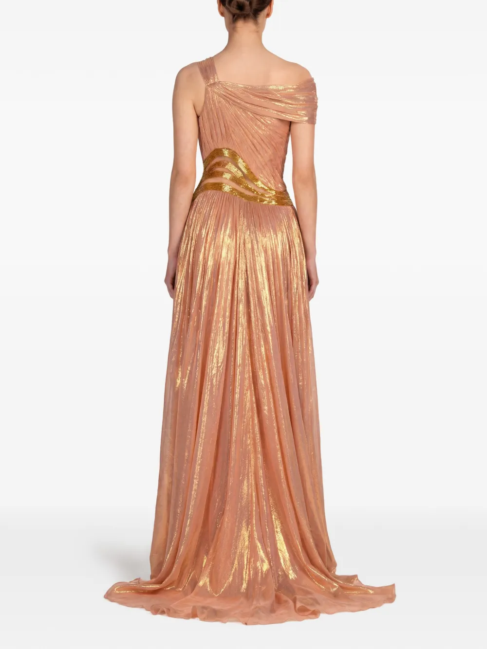 Gattinolli by Marwan Lurex avondjurk Roze