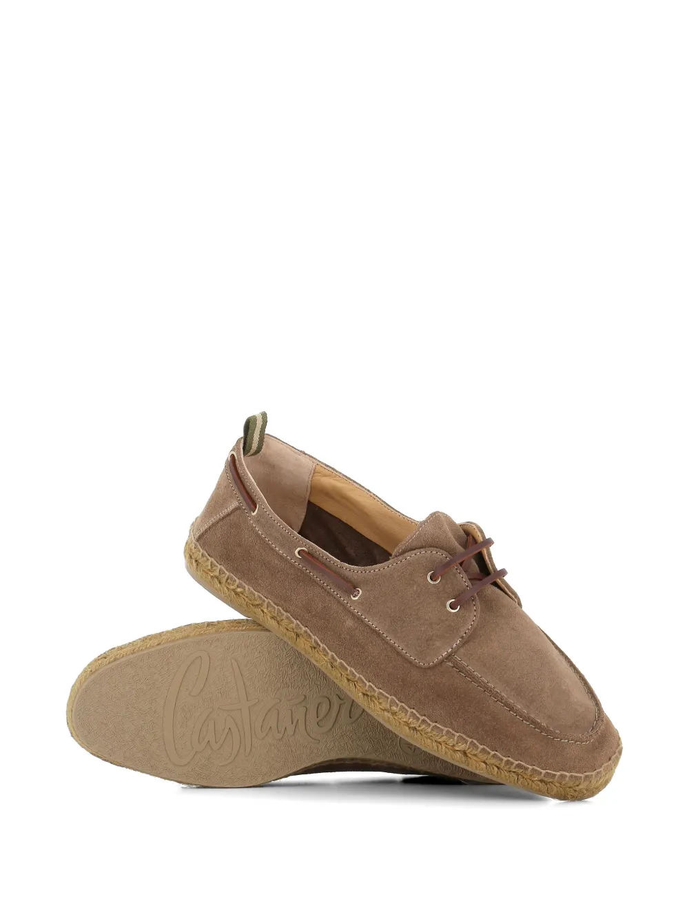 Castañer suede espadrille boat shoes Bruin