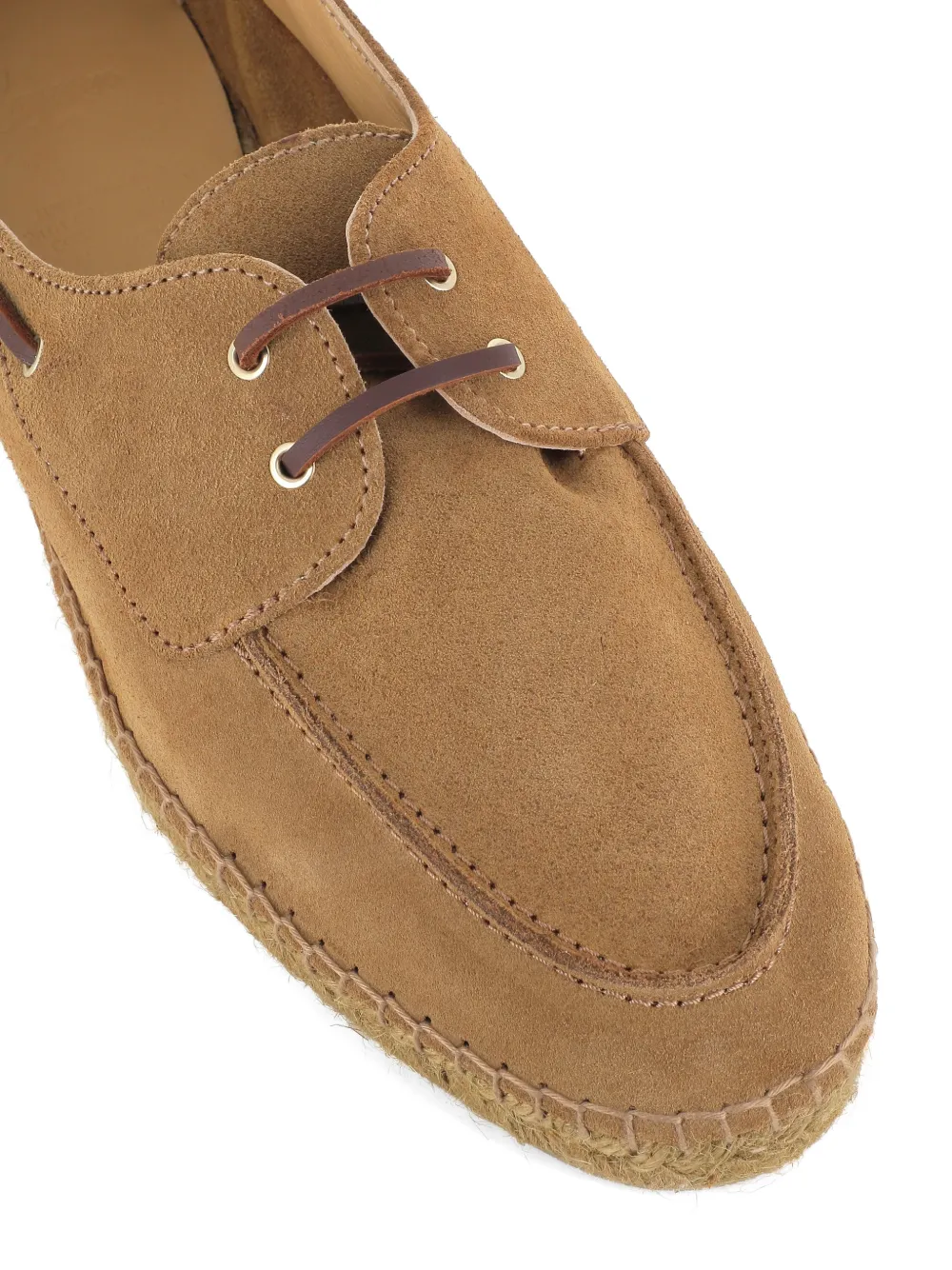 Castañer suede espadrille boat shoes Beige