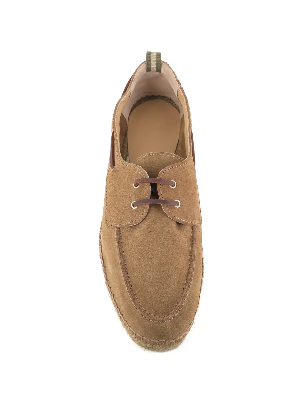 Castañer suede espadrille boat shoes Beige