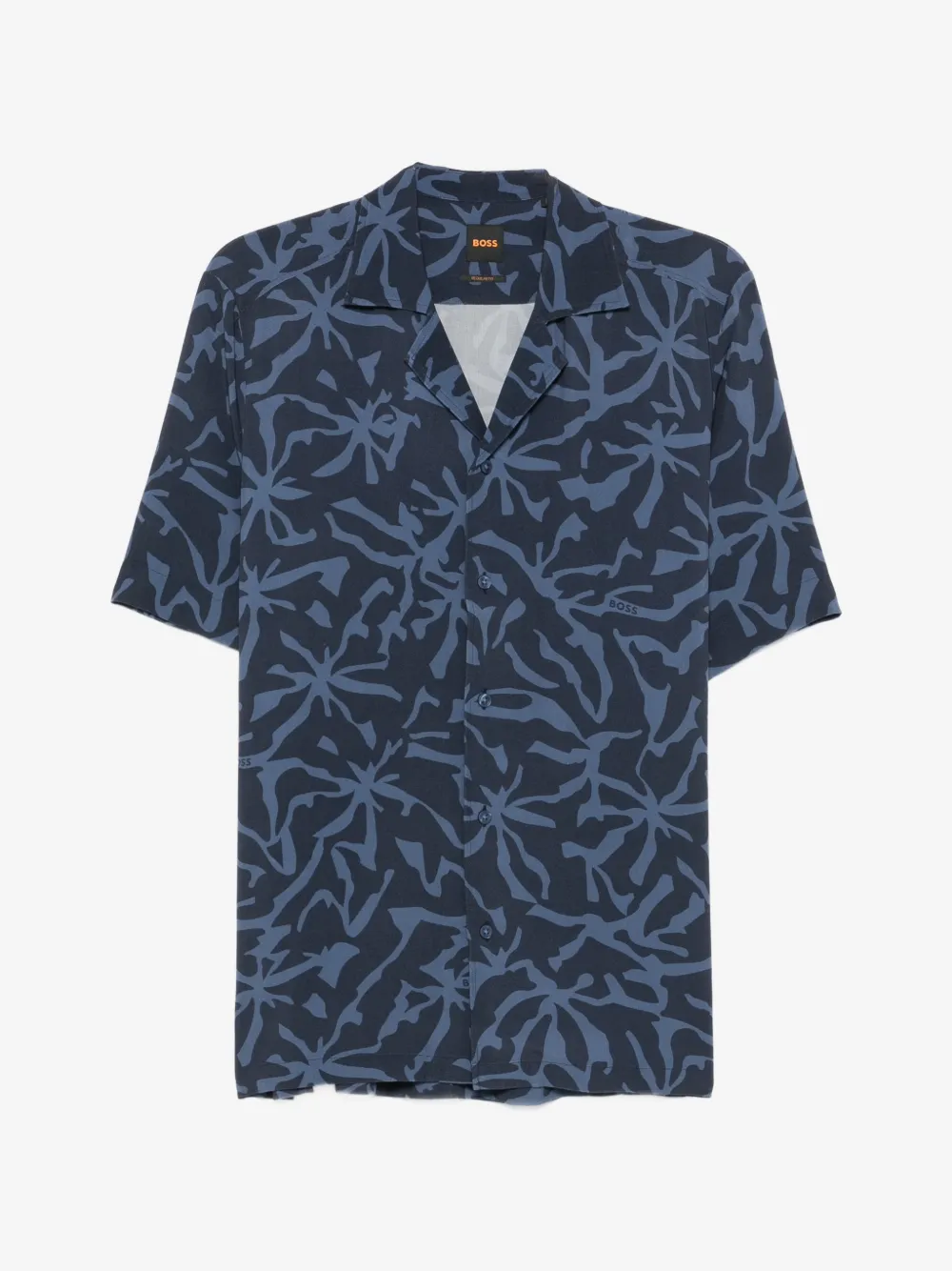 BOSS chemise à patch logo | bleu | Image 1