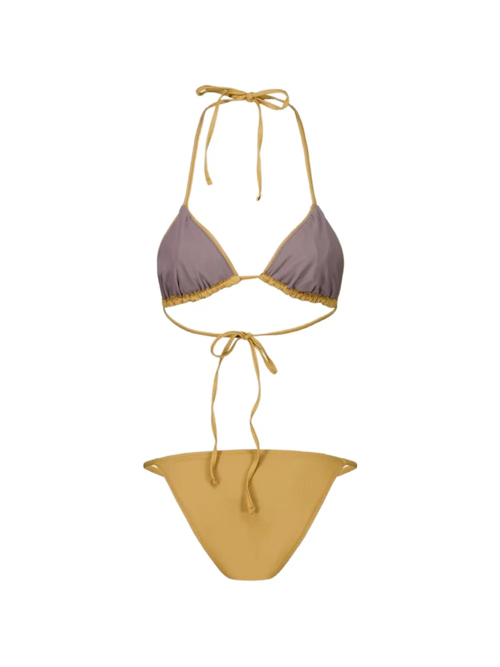  Paloma Wool Bikini Sharpie Con Apliques - Amarillo 