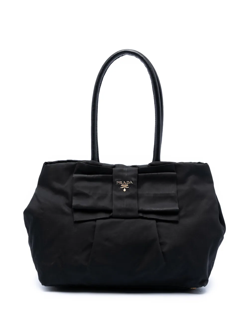Prada Pre-Owned 2000-2025 Tessuto Fiocco Bow handbag - Nero