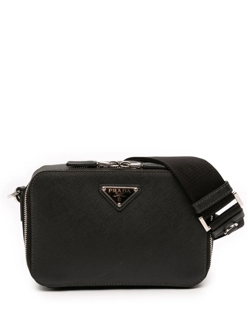 Prada Pre-Owned 2013-2026 Saffiano Brique crossbody bag - Nero