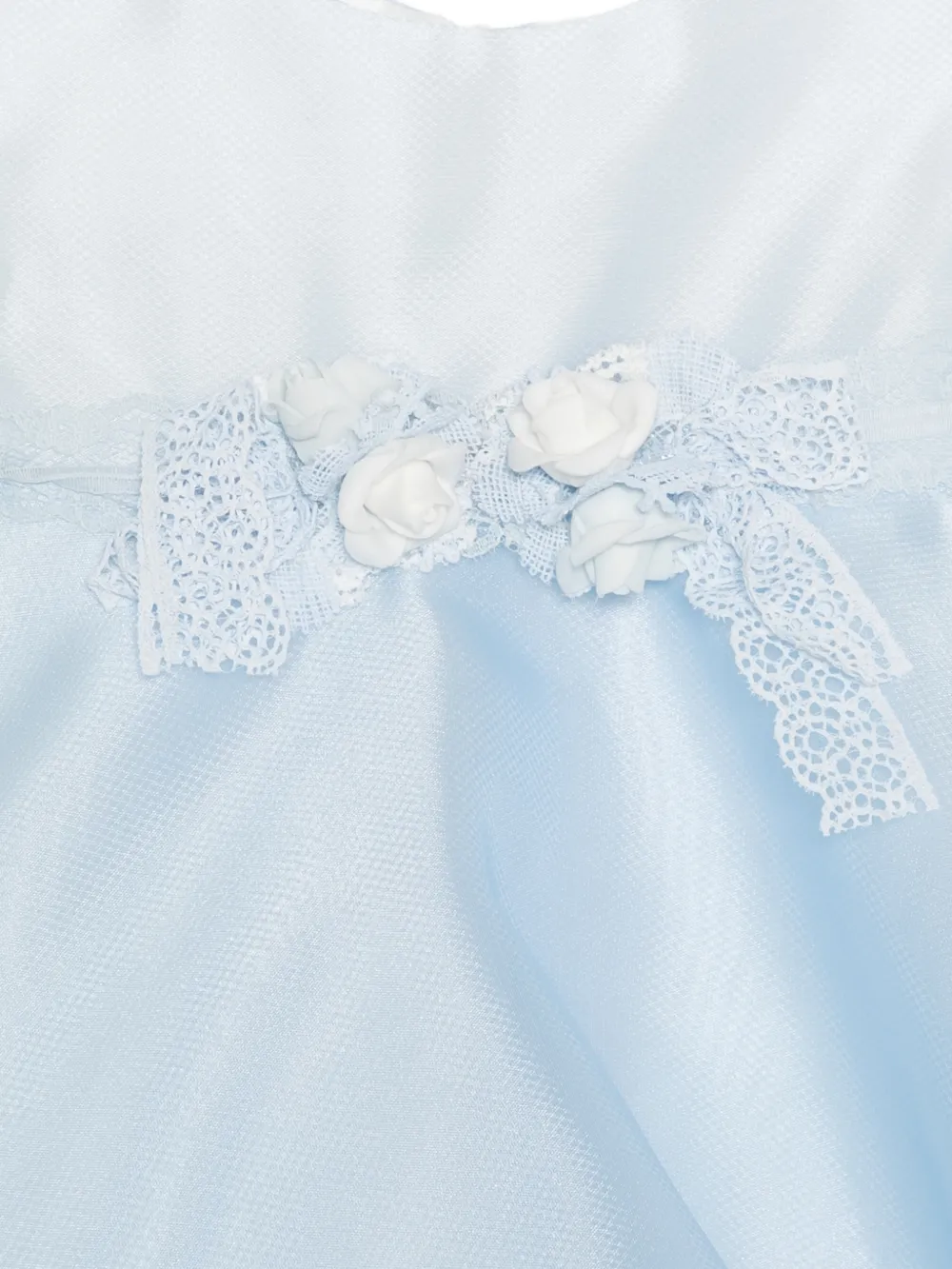 Mimilù Jurk met bloemenpatch Blauw