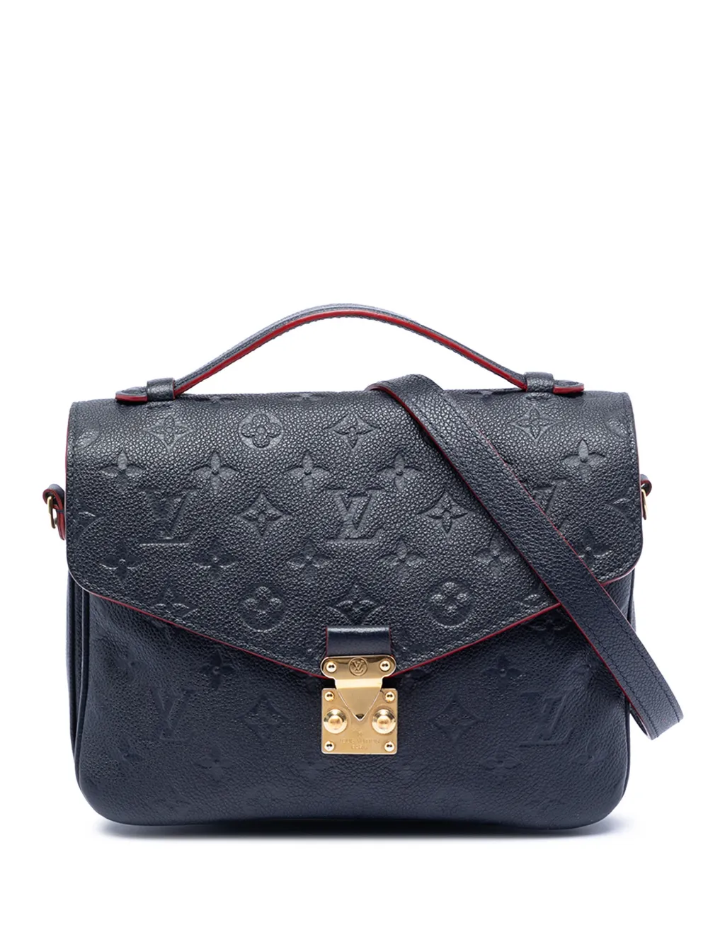 Louis Vuitton Pre-Owned 2017 Monogram Empreinte Pochette Metis satchel - Blu