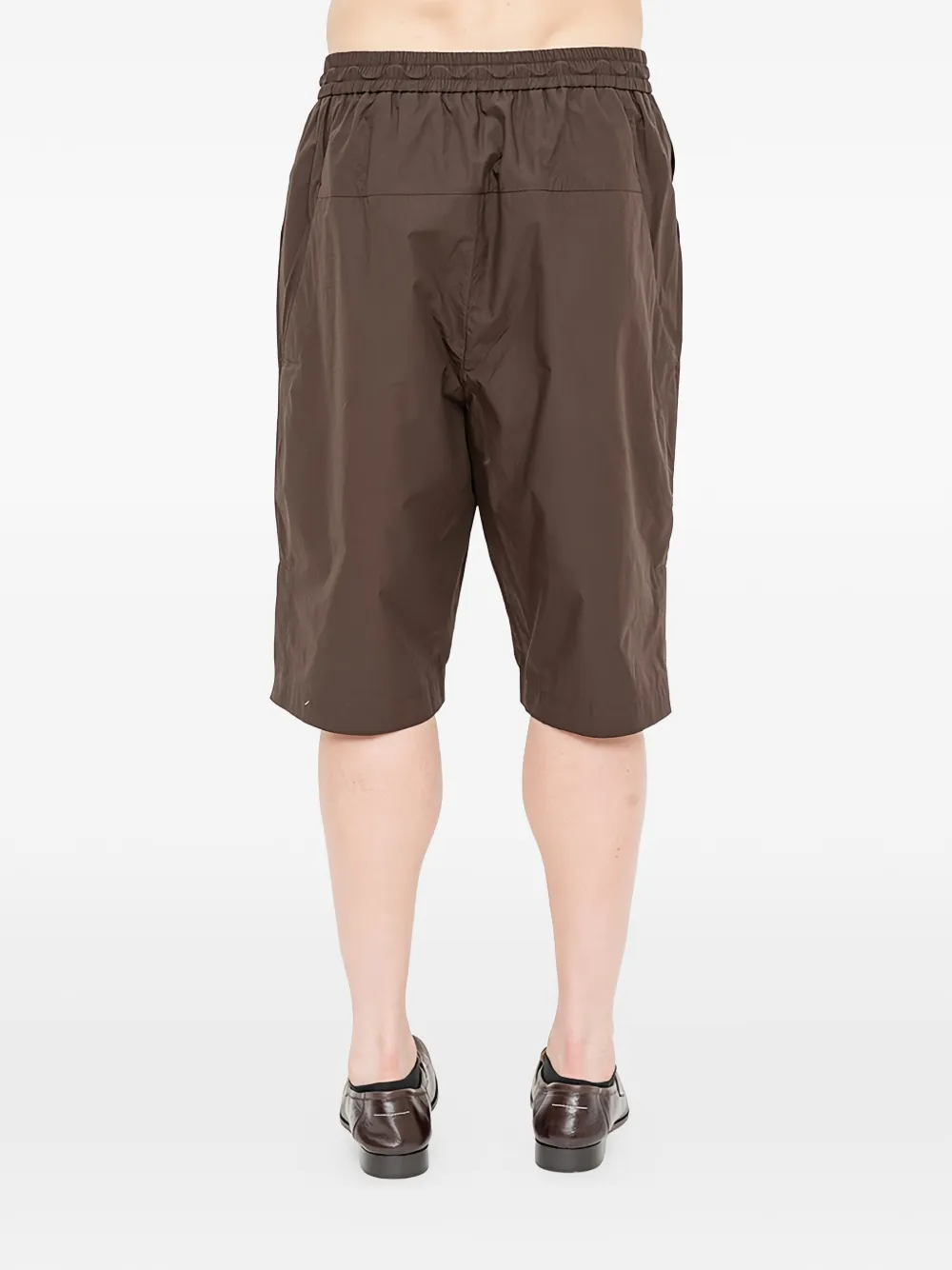 Joe Chia Haunt shorts met trekkoord Bruin