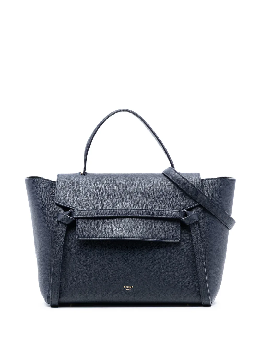 Celine Pre-Owned 2017 Mini Grained Calfskin Belt Bag satchel - Blu