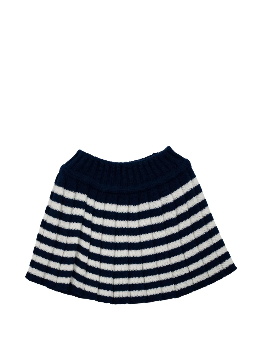 Little Bear ribbed-knit skirt - Blu