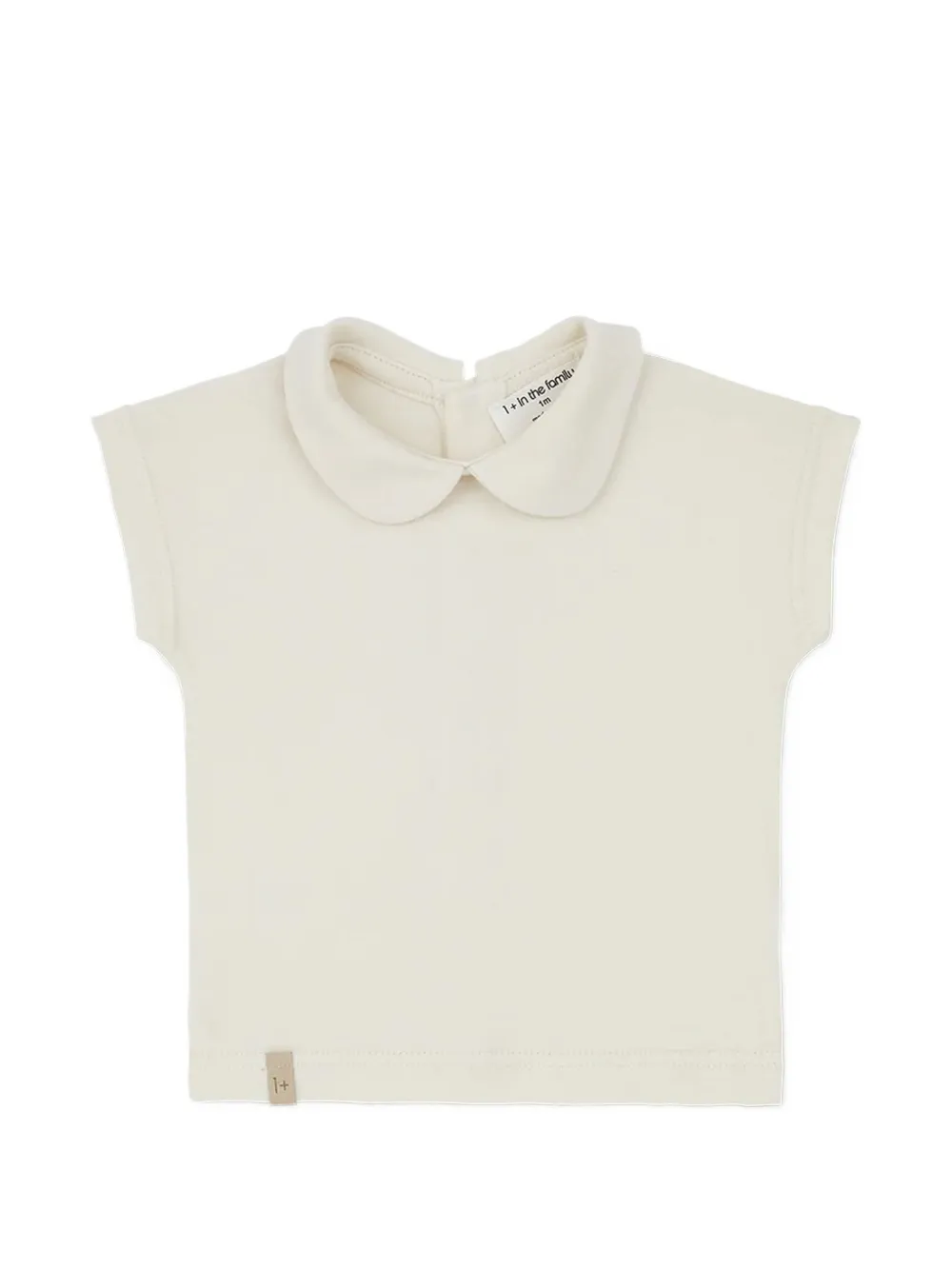 1+ In The Family peter pan collar button T-shirt - Toni neutri